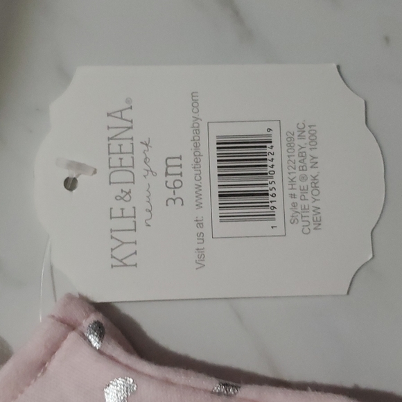 Adorable Pink and silver Onsie - Picture 2 of 4